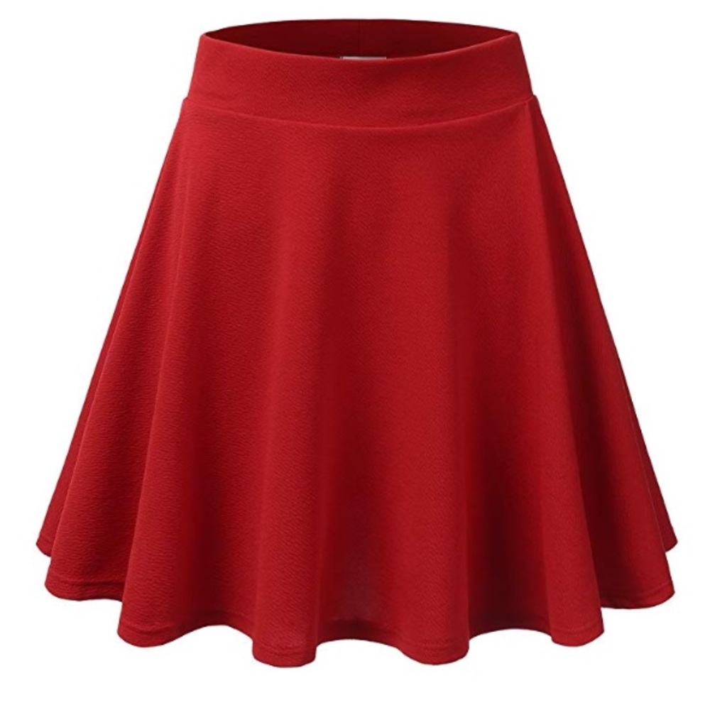 Red skater skirt ❤️